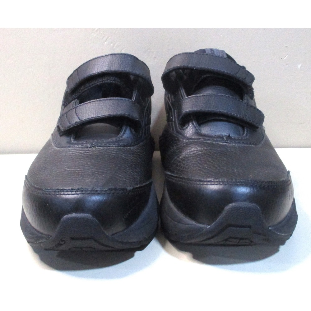 Brooks Addiction Walker V-Strap 2 Black Leather Walking Shoes Womens 8.5 - Picture 2 of 9